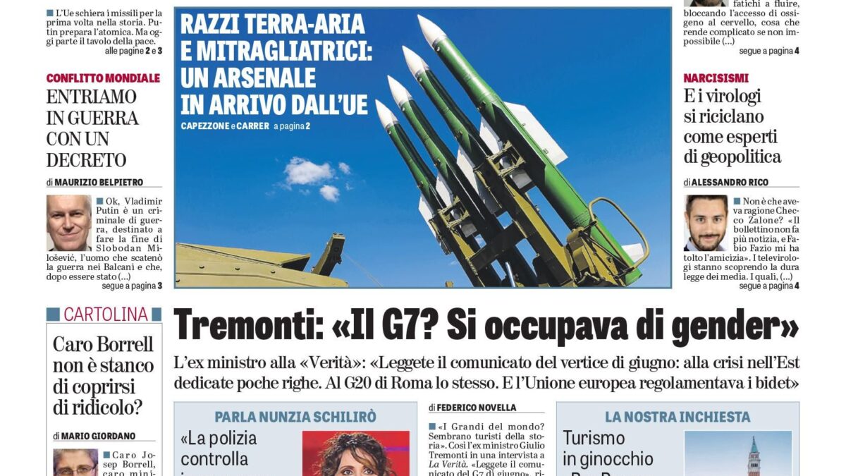 Oggi in edicola