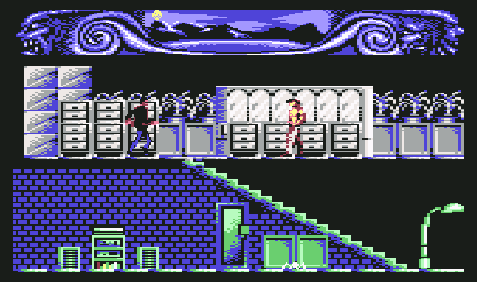 Un livello di «Dylan Dog, gli uccisori» (Simulmondo): ultimo videogame tutto italiano del 1992