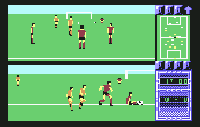 «I Play 3D soccer» della bolognese Simulmondo per Commodore e Amiga