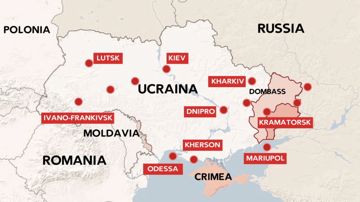 Putin bombarda e invade l’Ucraina. Presi gli aeroporti e Chernobyl