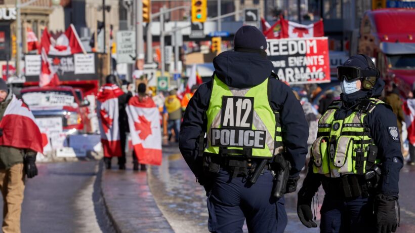 Trudeau adesso fa pure lo sceriffo. Arrestati i leader della protesta sui tir