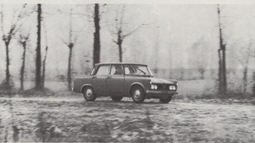 Un prototipo camuffato della Giulia (Centro Documentazione Alfa Romeo-Arese)