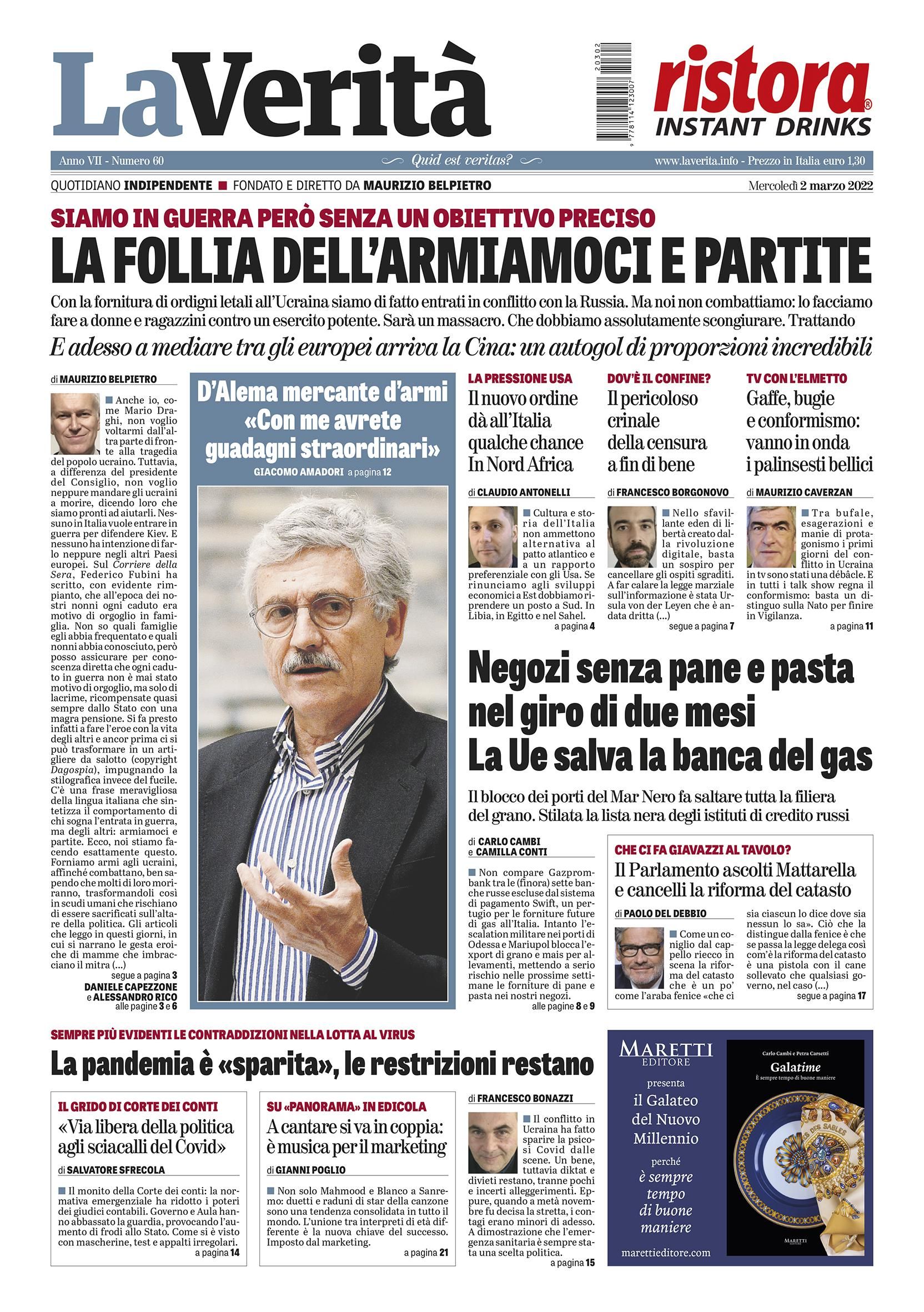 Oggi in edicola