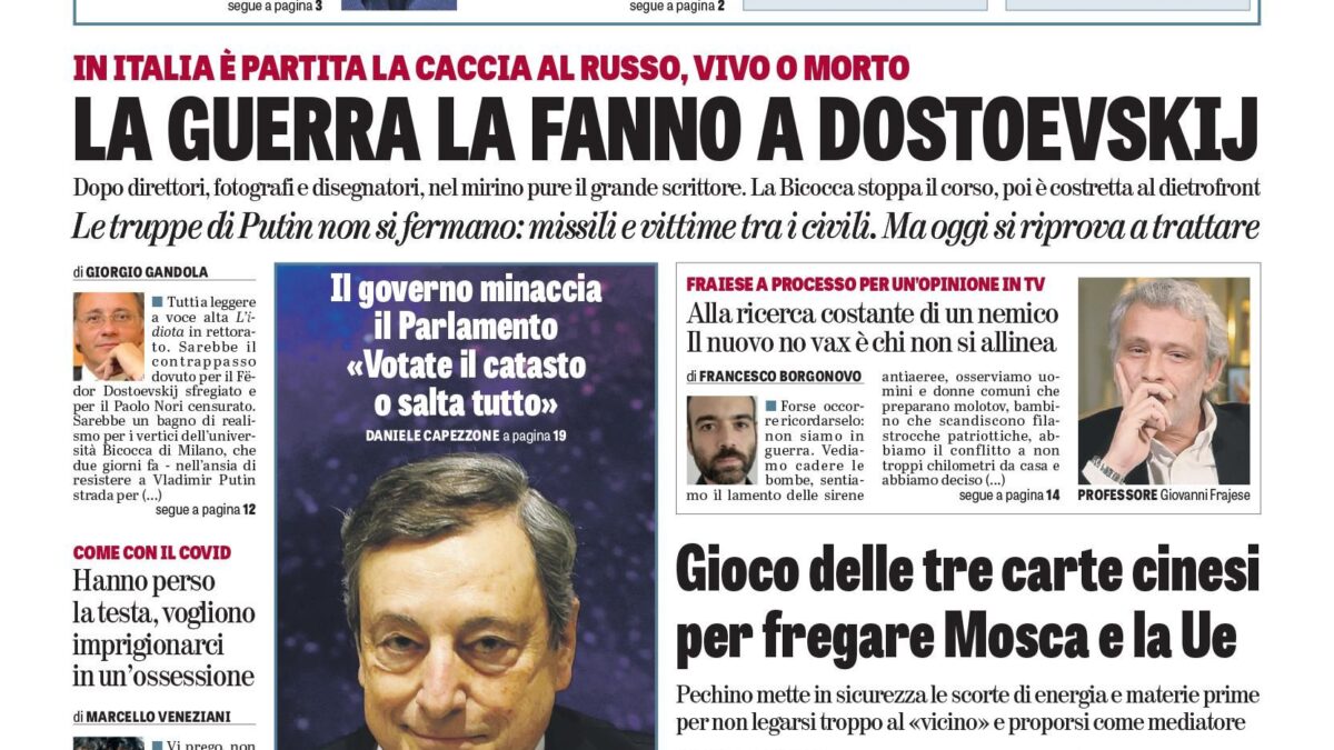 Oggi in edicola