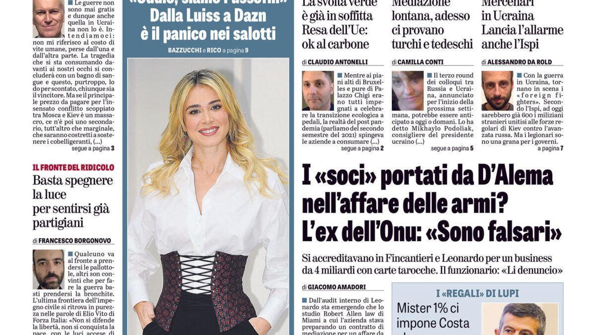 Oggi in edicola