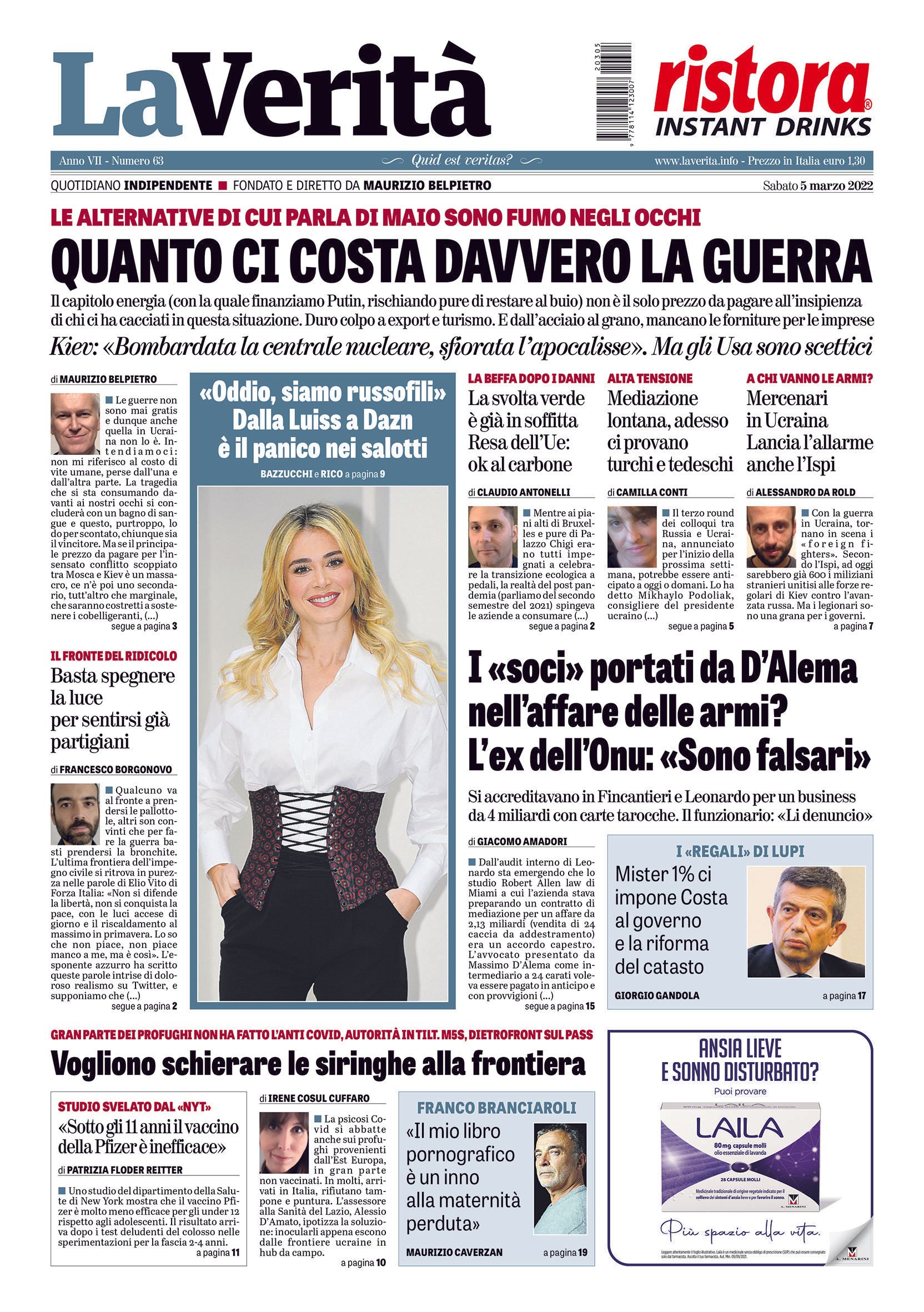 Oggi in edicola
