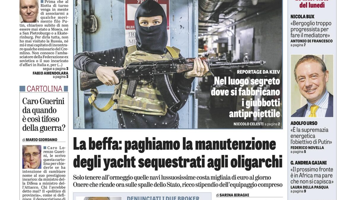 Oggi in edicola
