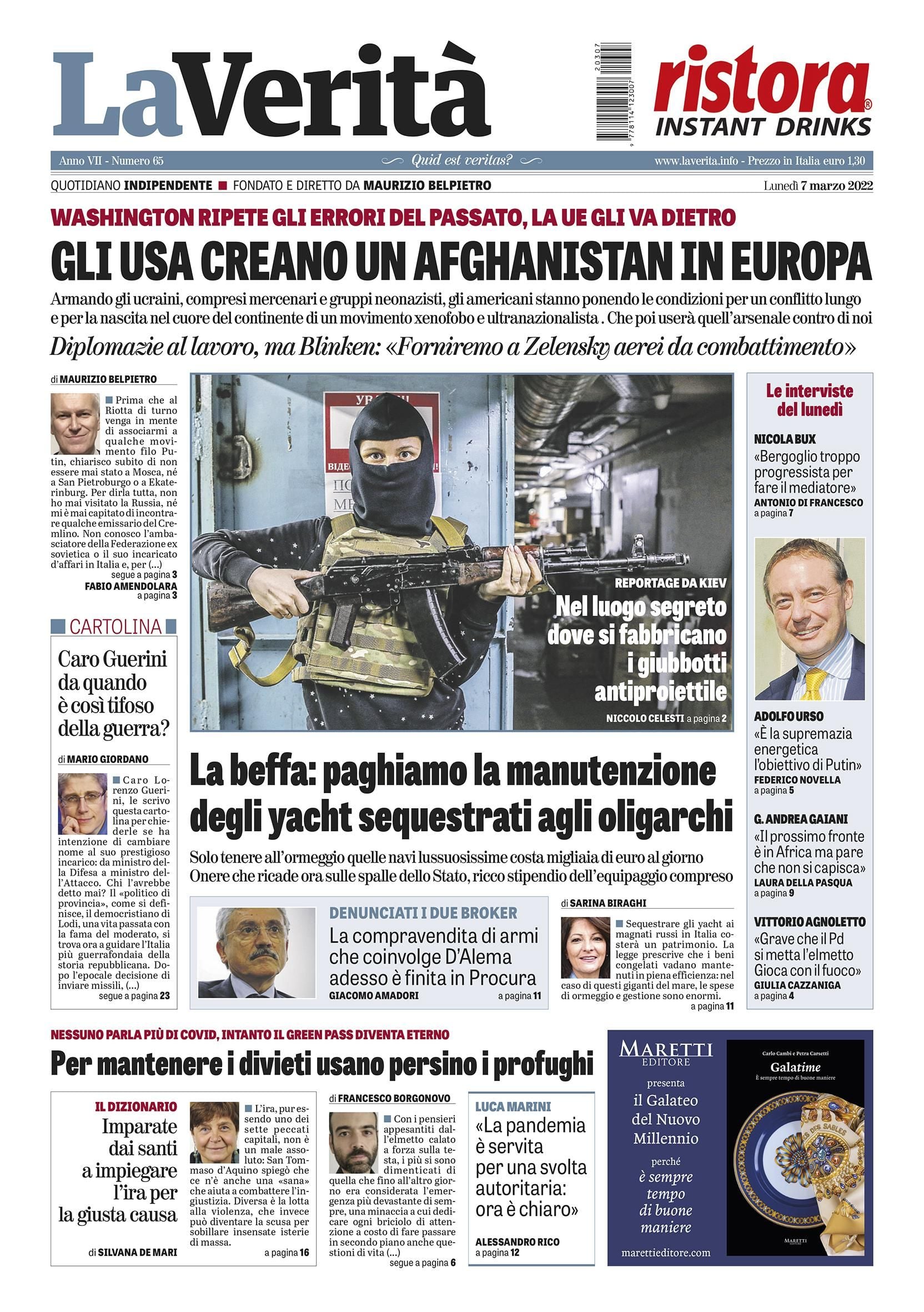Oggi in edicola