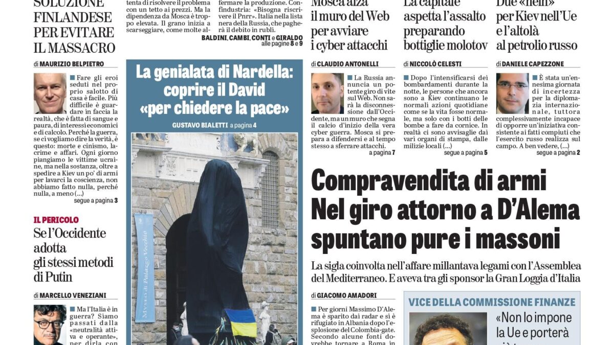Oggi in edicola