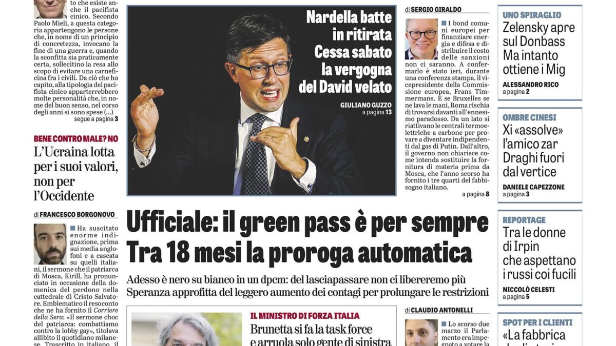 Oggi in edicola