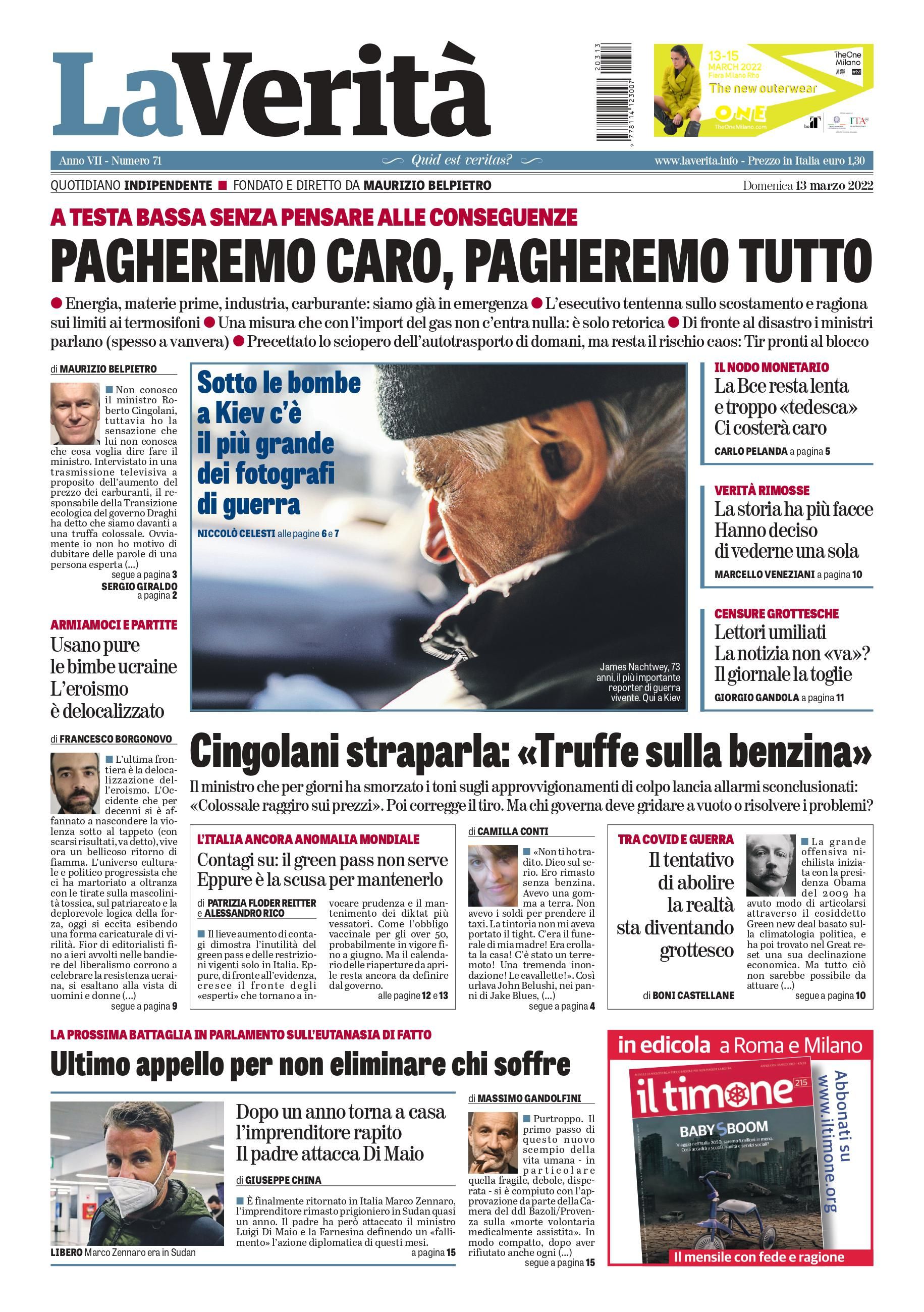 Oggi in edicola