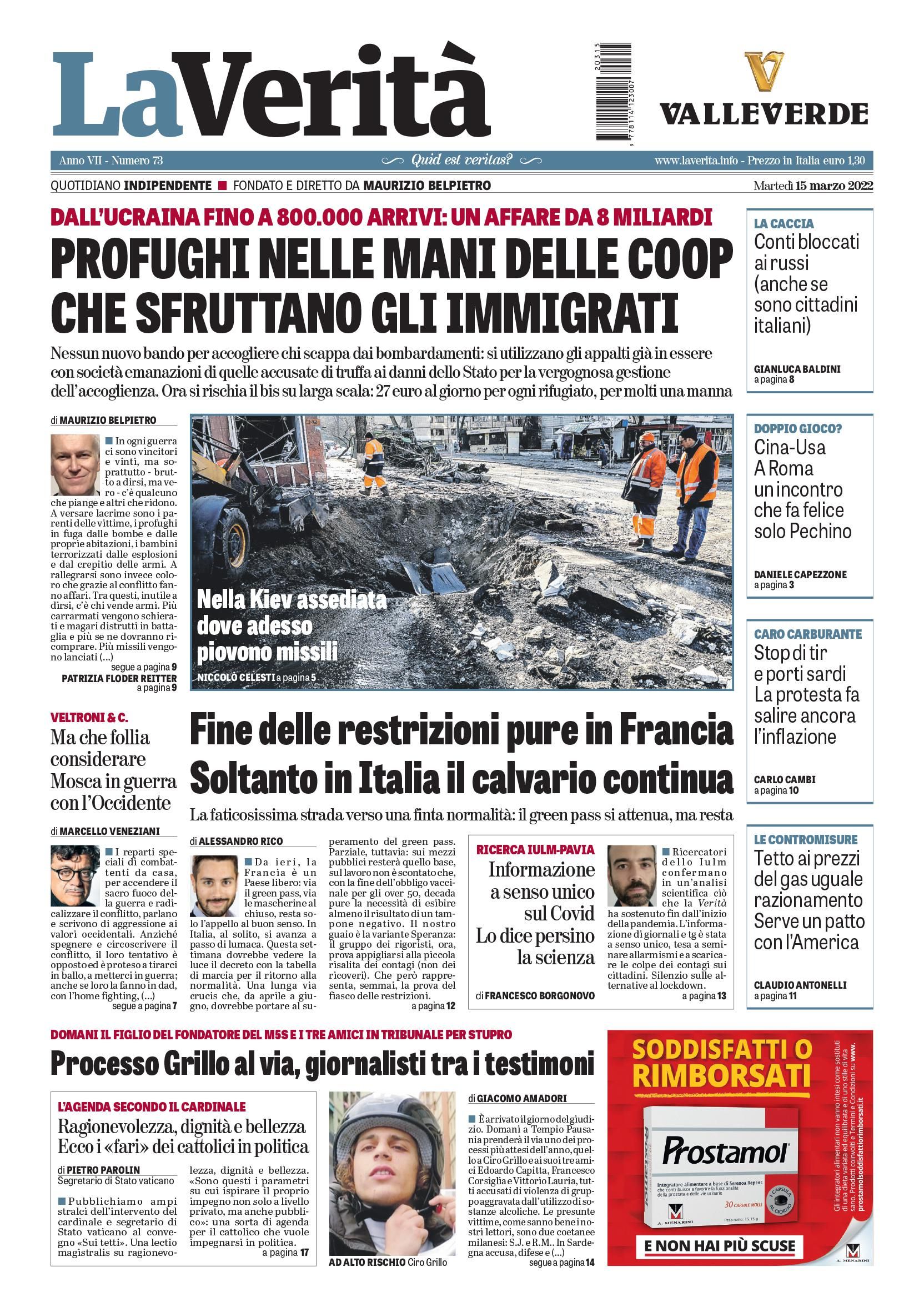 Oggi in edicola