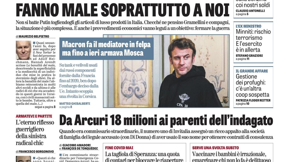 Oggi in edicola