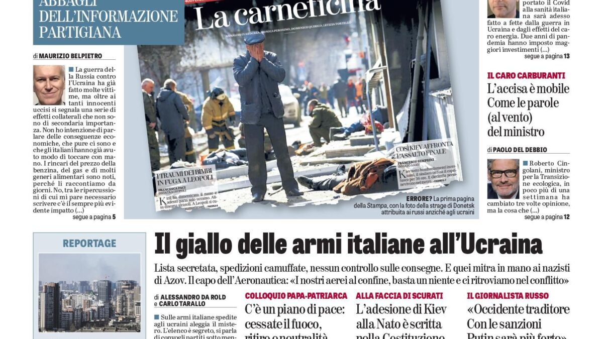 Oggi in edicola
