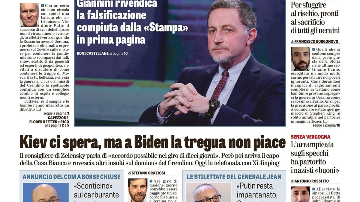 Oggi in edicola