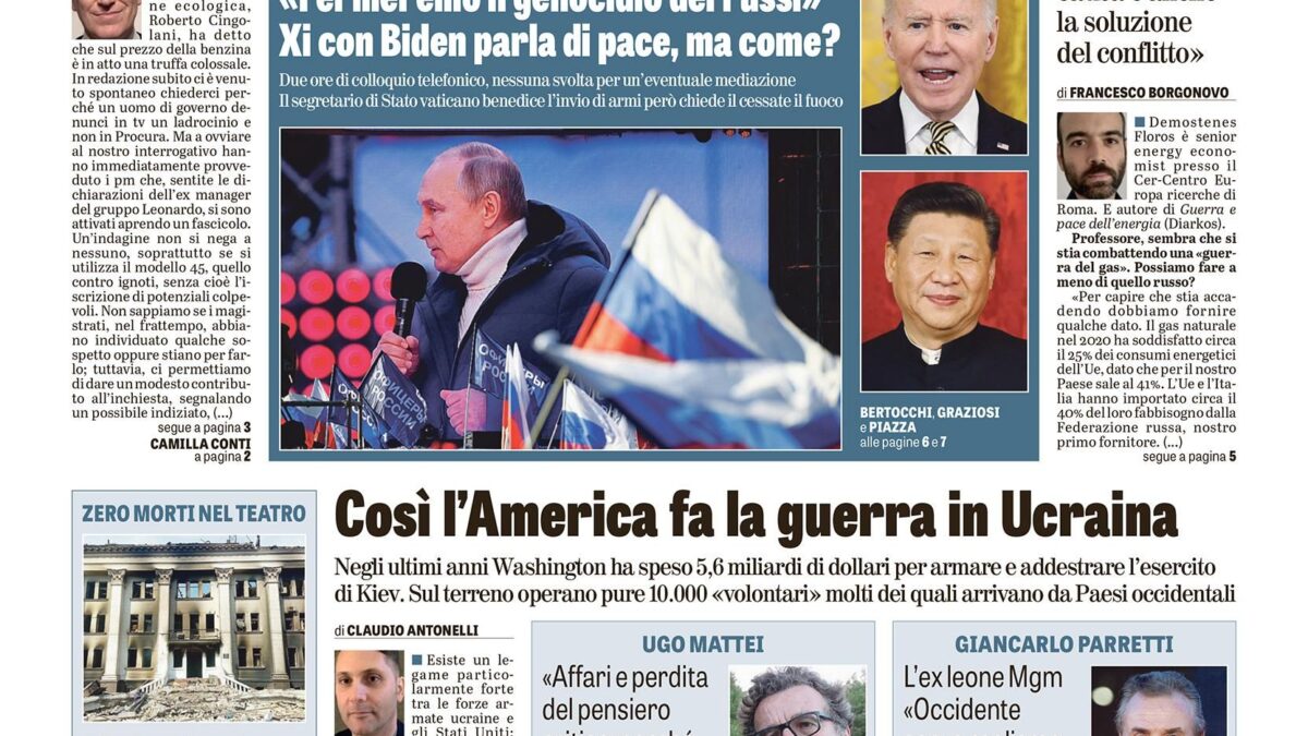 Oggi in edicola