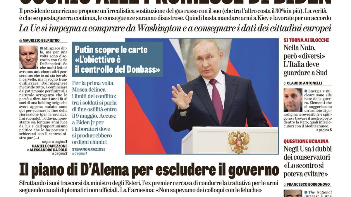 Oggi in edicola