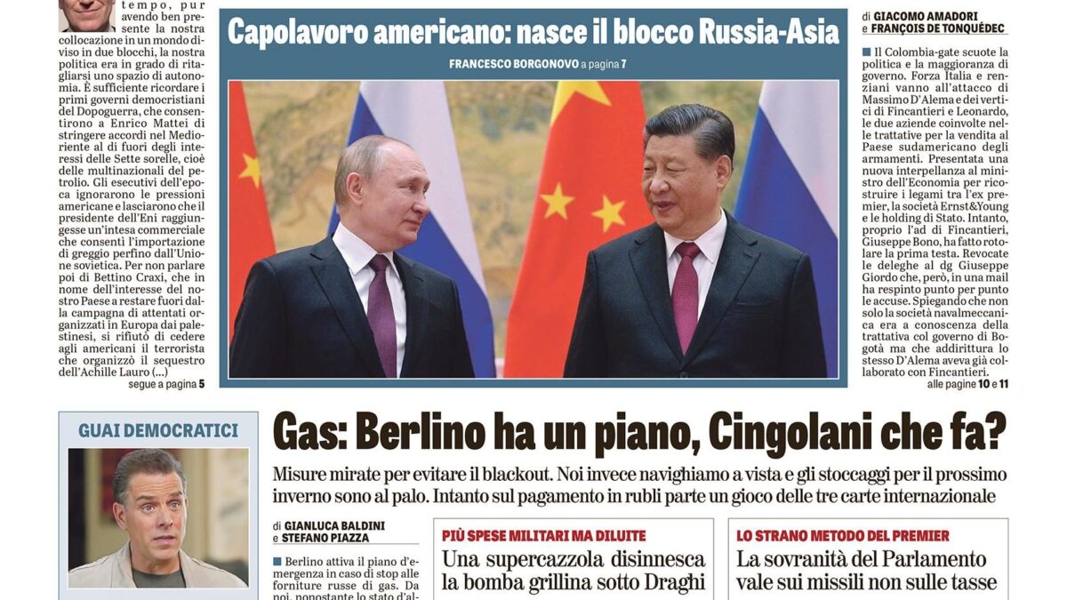 Oggi in edicola