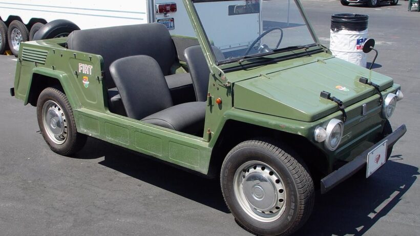 Una Fiat 600 Jungla costruita dalla Savio di Moncalieri (Torino)