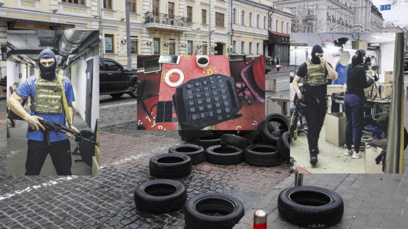Kiev, la resistenza delle sarte antiproiettile