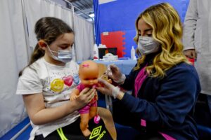 Lo scarso impatto dell’iniezione sui bambini