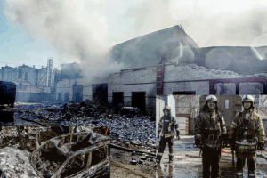 Angeli di Kiev contro fuoco e paura
