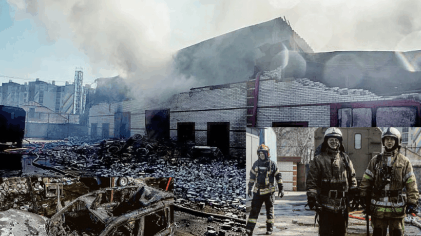 Angeli di Kiev contro fuoco e paura