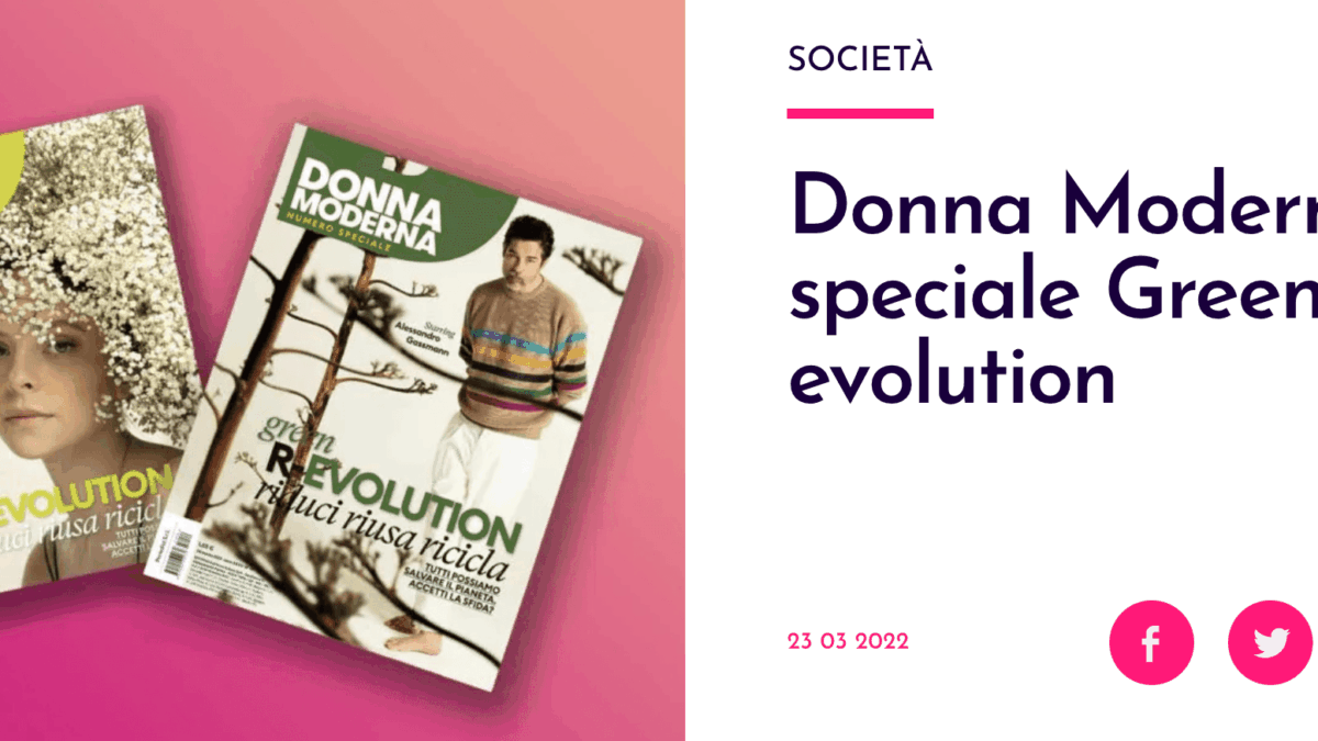 Donna Moderna lancia la green R-evolution con un numero speciale
