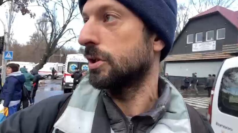 Reportage da Kiev. Il punto di raccolta degli sfollati a Irpin, a due chilometri dal fronte