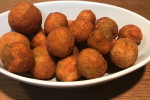 Cuciniamo insieme: olive fritte di pesce