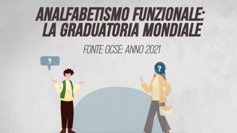 Analfabetismo funzionale: la graduatoria mondiale