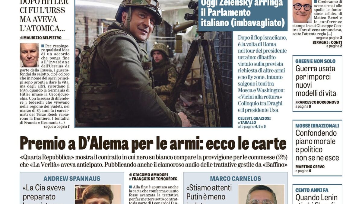 Oggi in edicola