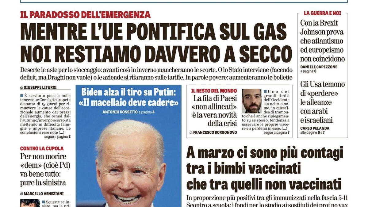 Oggi in edicola