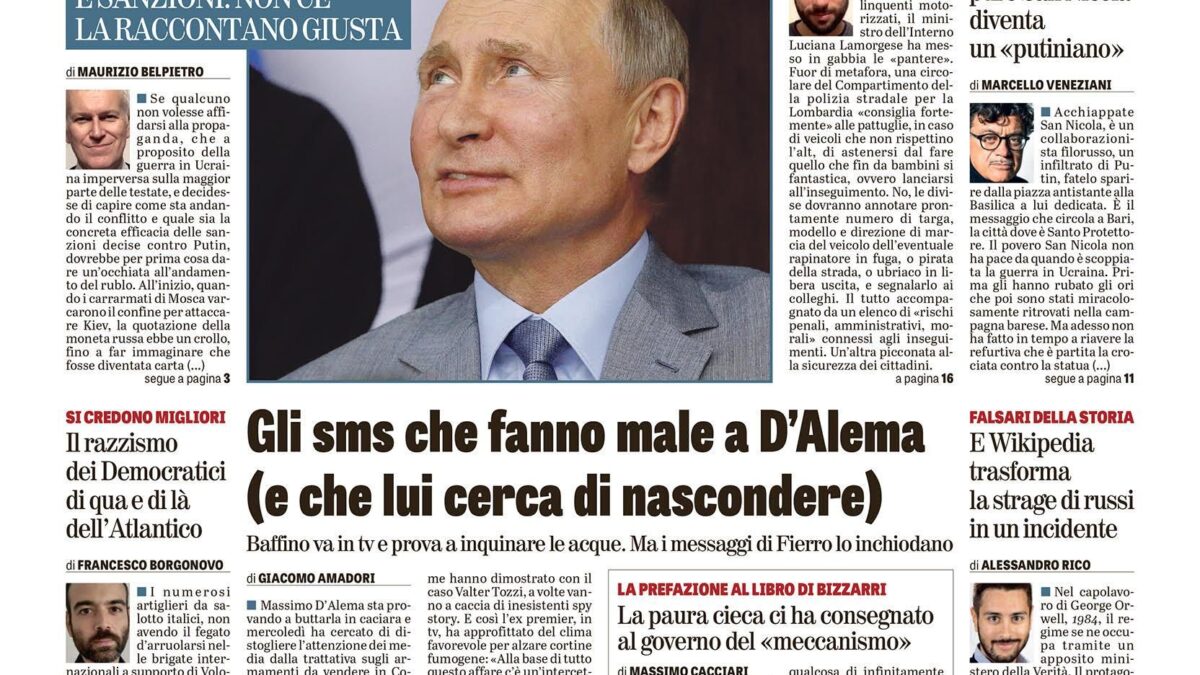Oggi in edicola