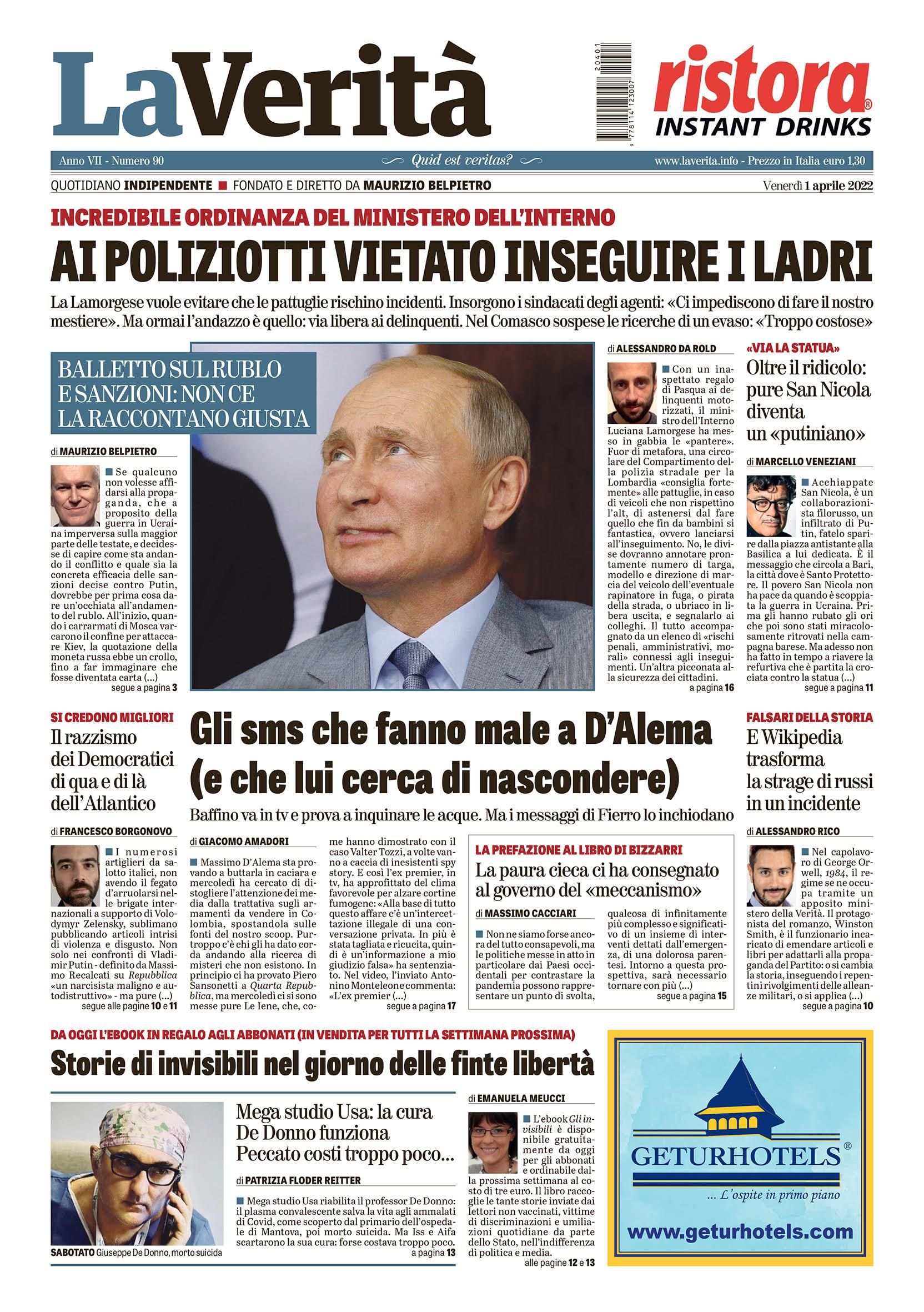 Oggi in edicola