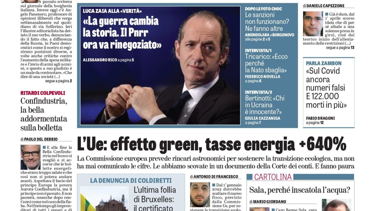 Oggi in edicola