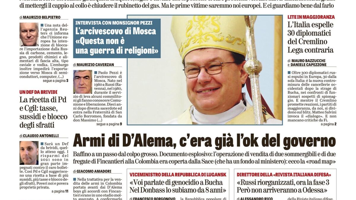 Oggi in edicola