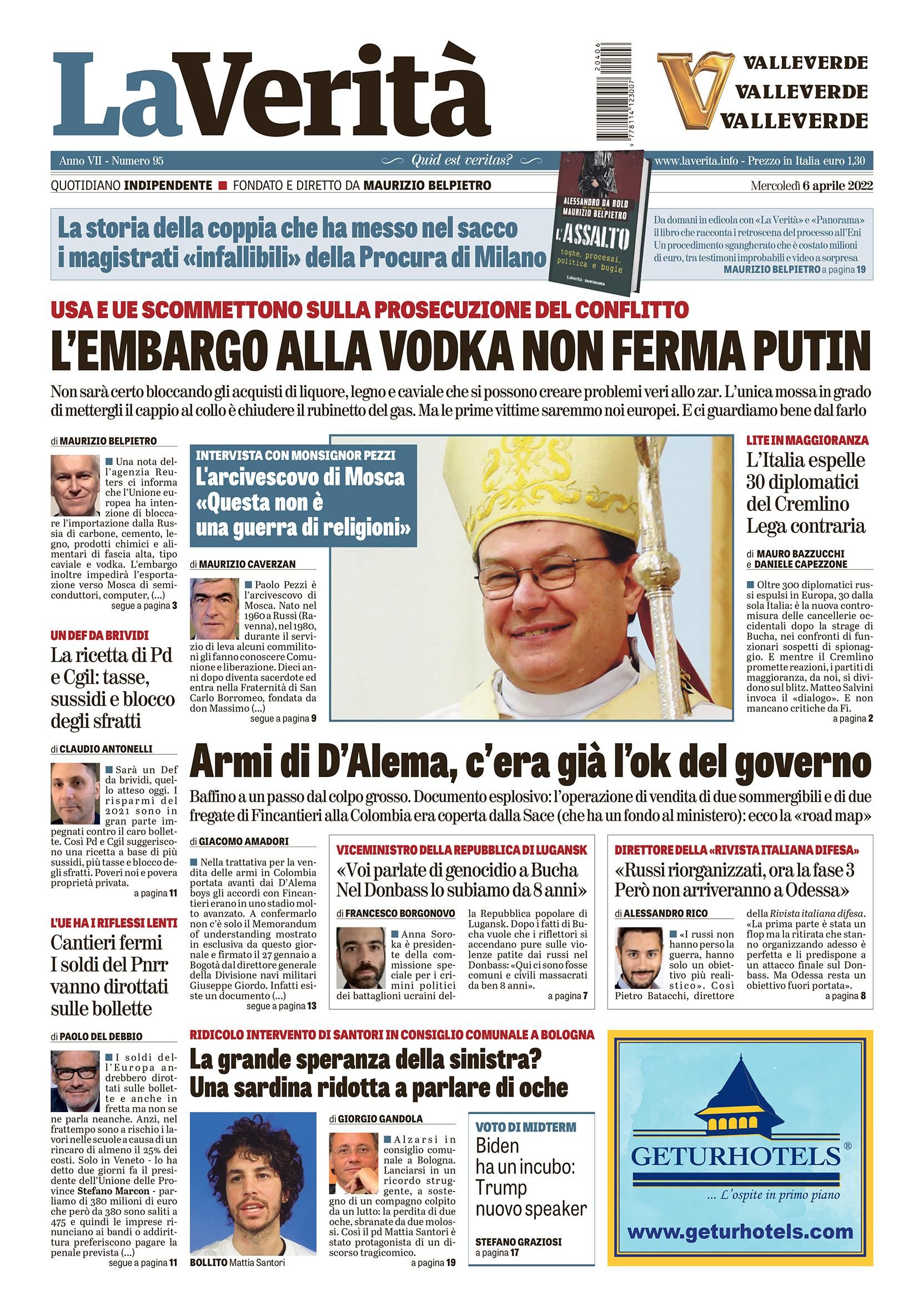 Oggi in edicola