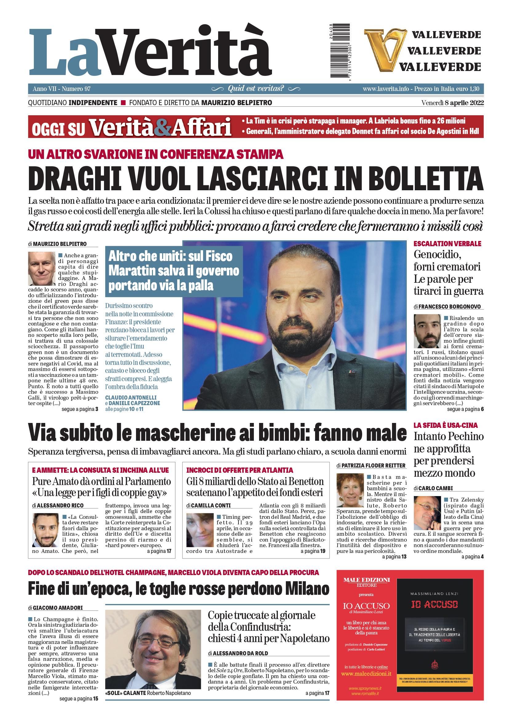 Oggi in edicola