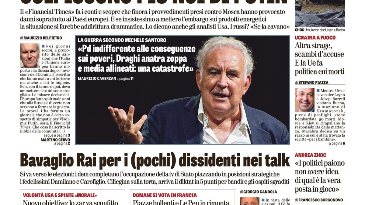 Oggi in edicola