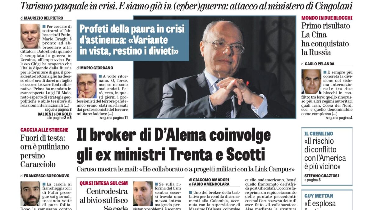 Oggi in edicola