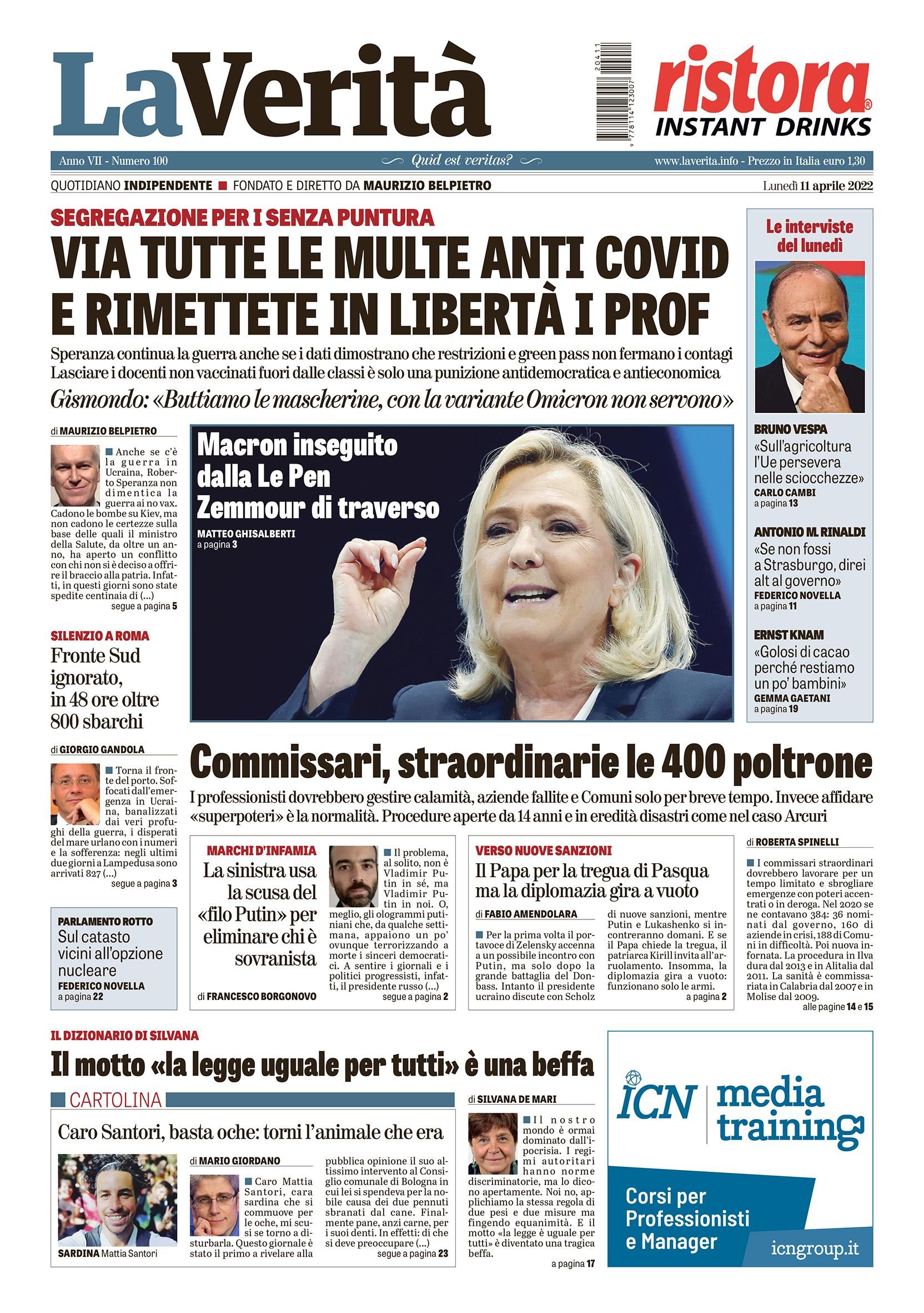 Oggi in edicola