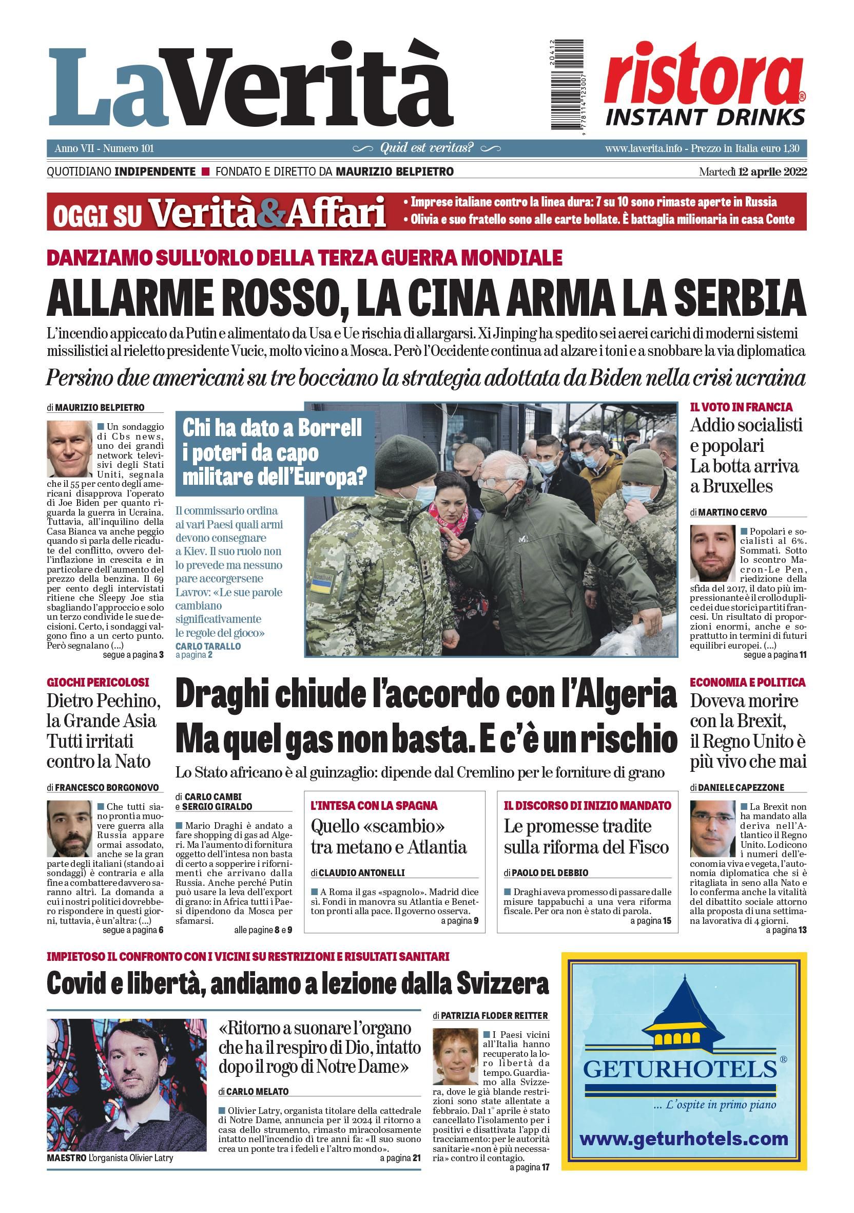 Oggi in edicola