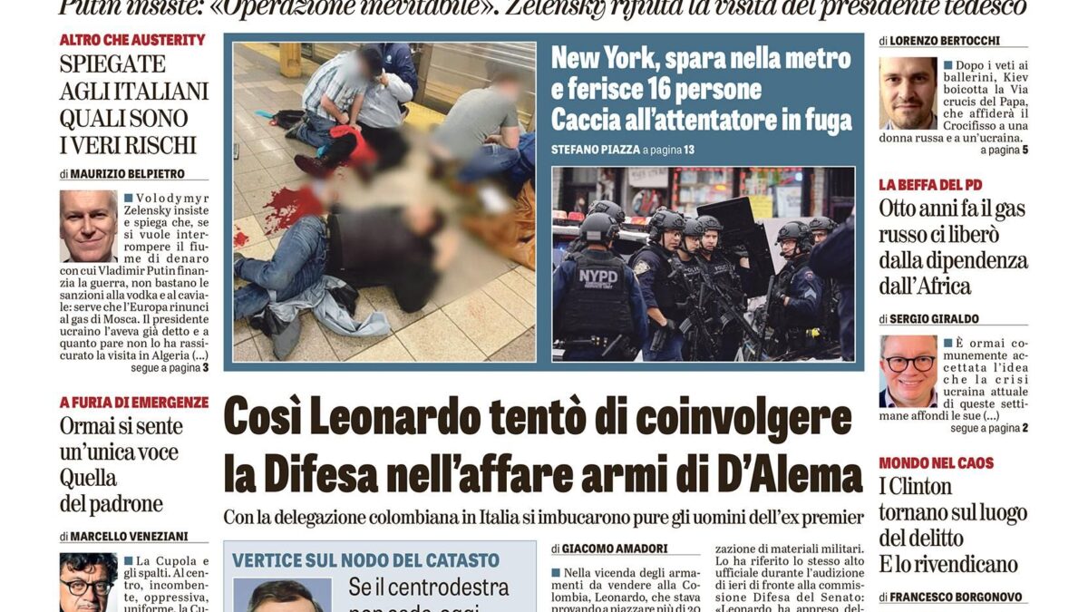 Oggi in edicola