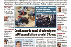 Oggi in edicola