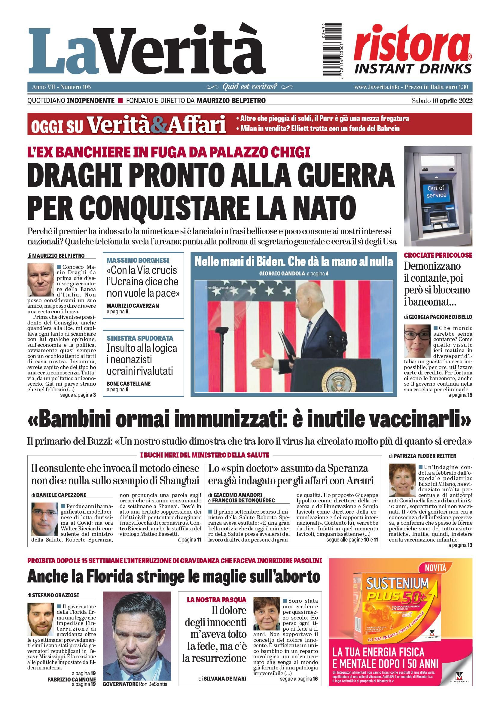 Oggi in edicola