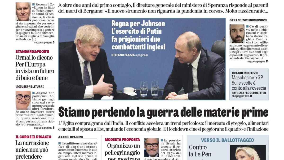 Oggi in edicola