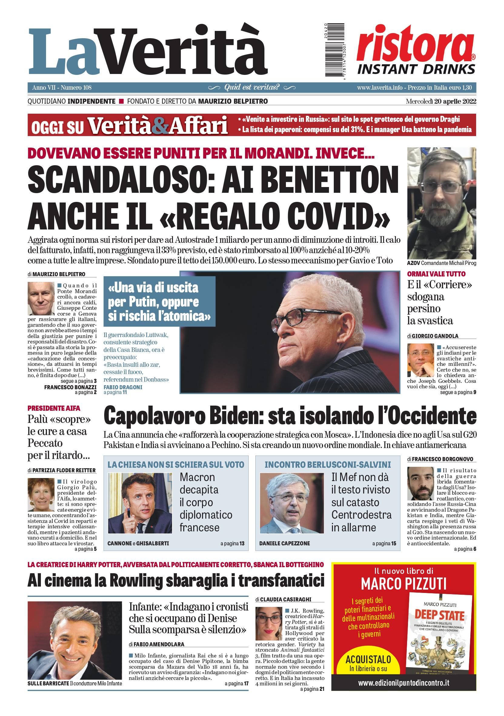 Oggi in edicola