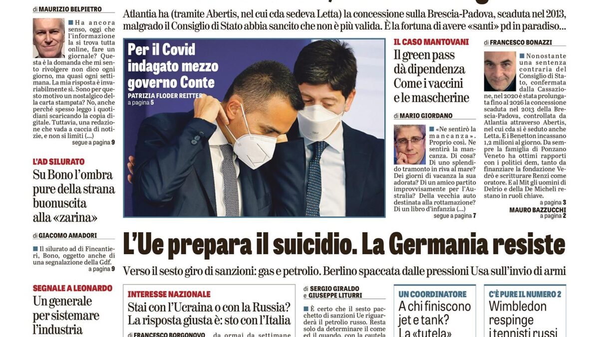 Oggi in edicola