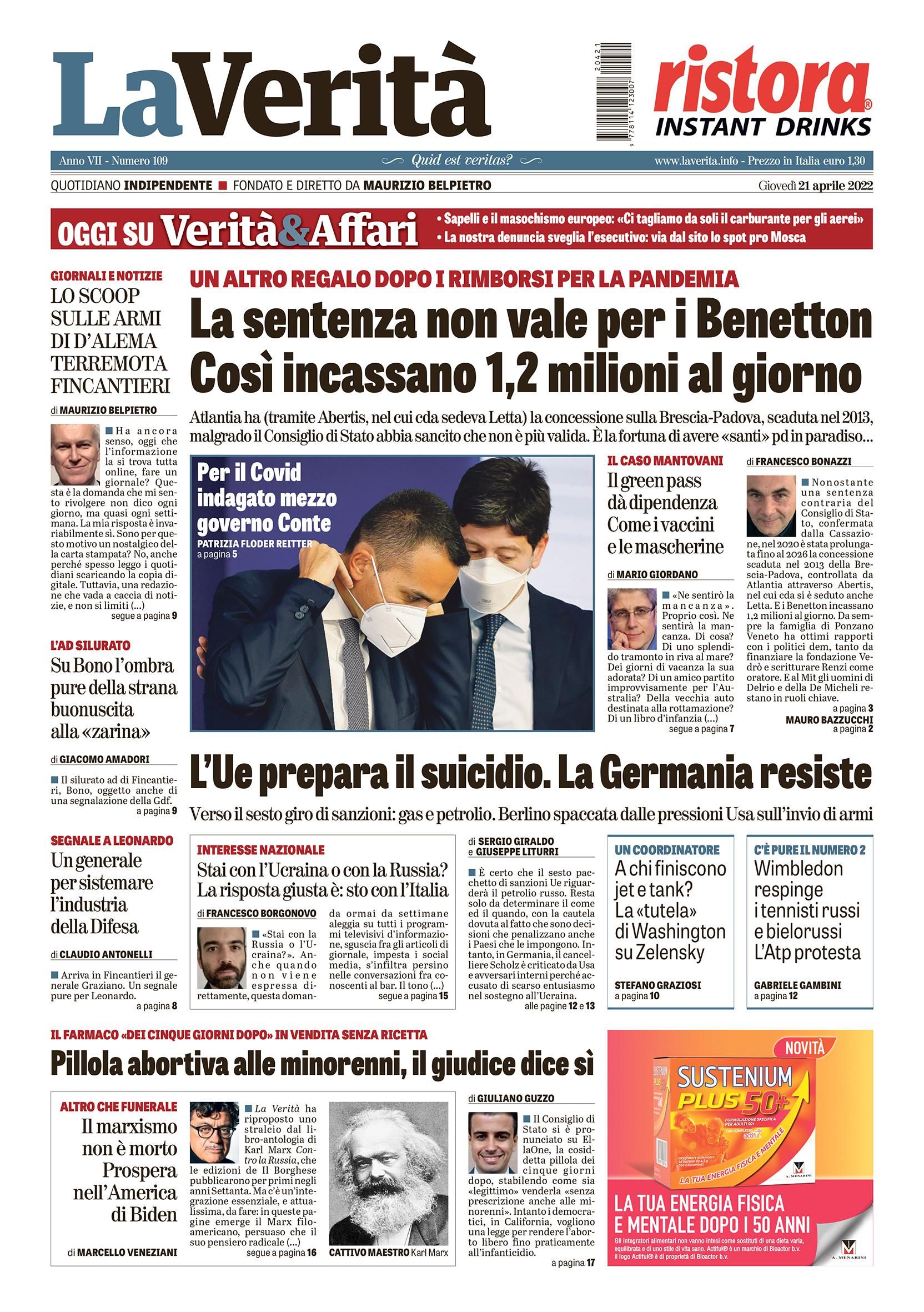 Oggi in edicola